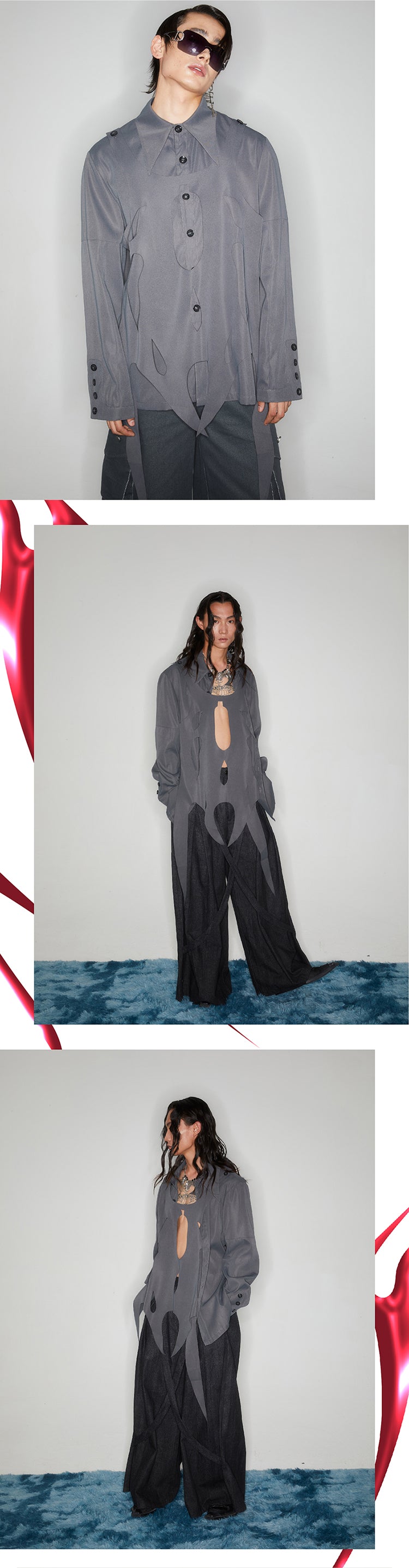 Alien Burnt Grey Shirt