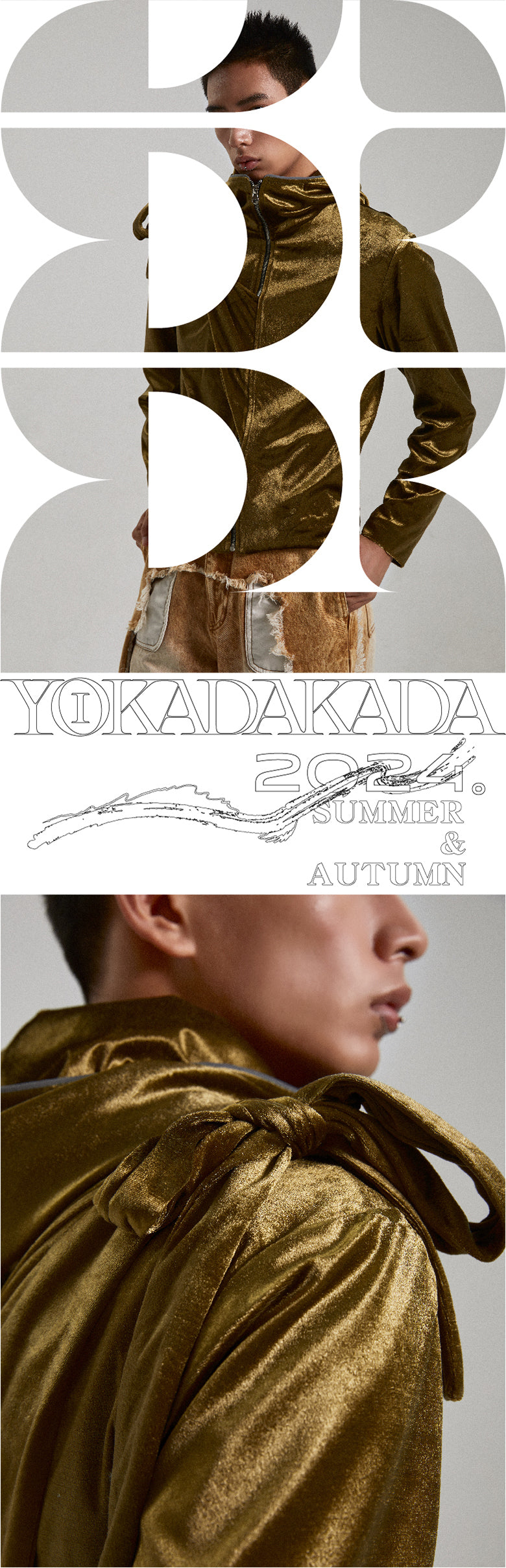 Golden strap angel hoodie