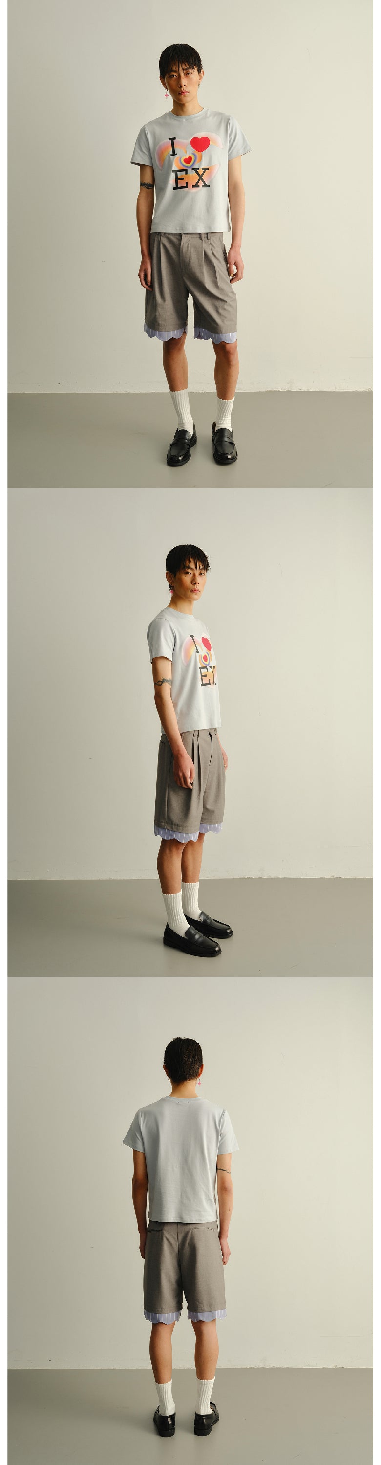 I love my ex's light blue T-shirt