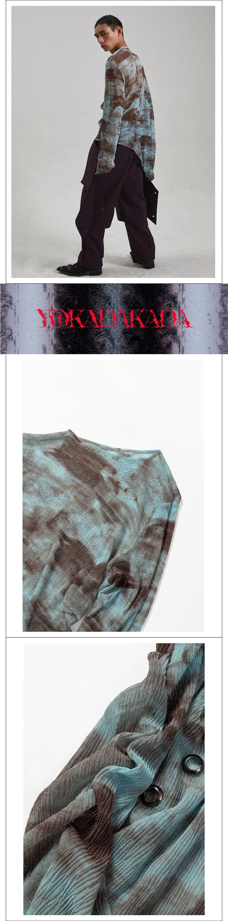 Long sleeved sheer sexy see through top