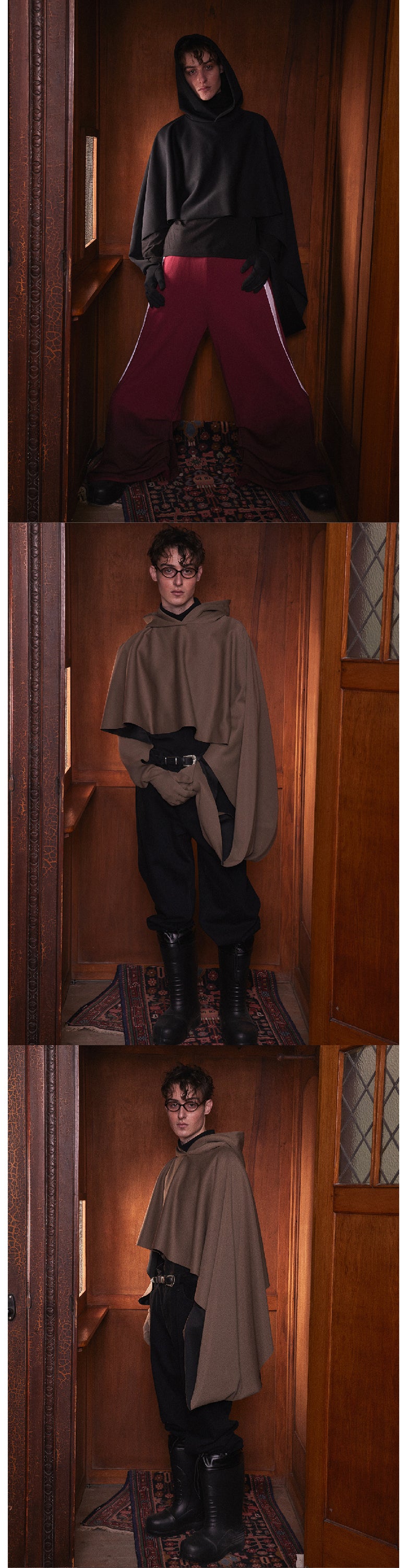 Gloves scarves cloaks