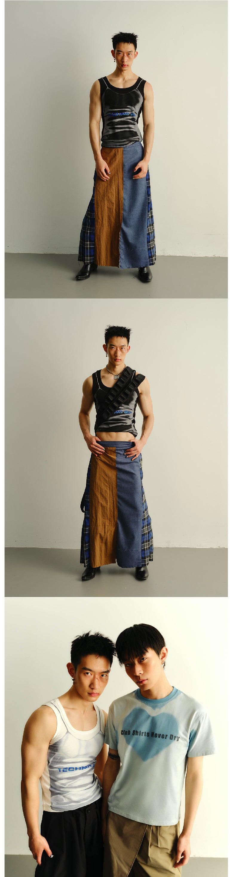 Electronic boy tank top