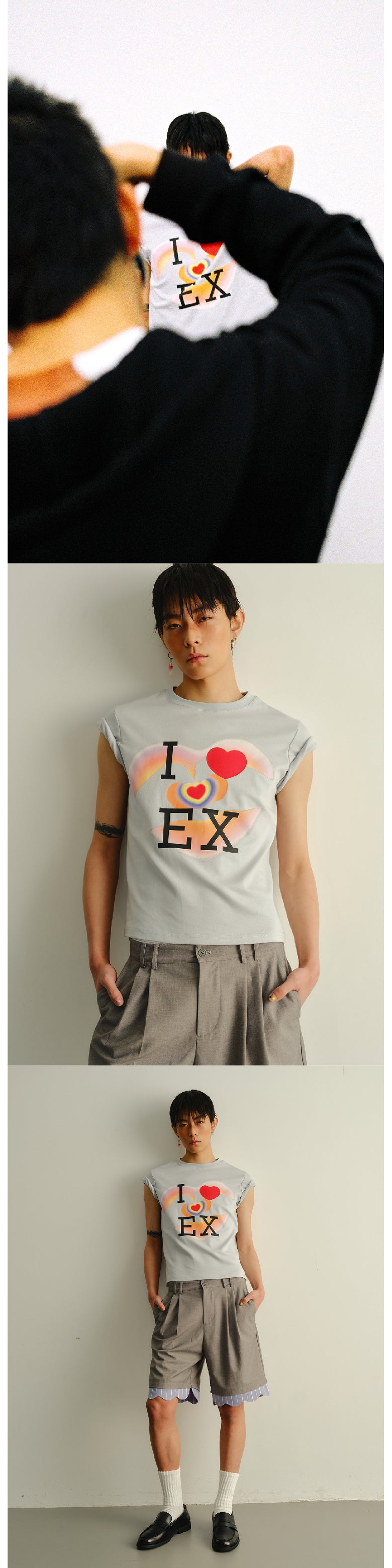I love my ex's light blue T-shirt