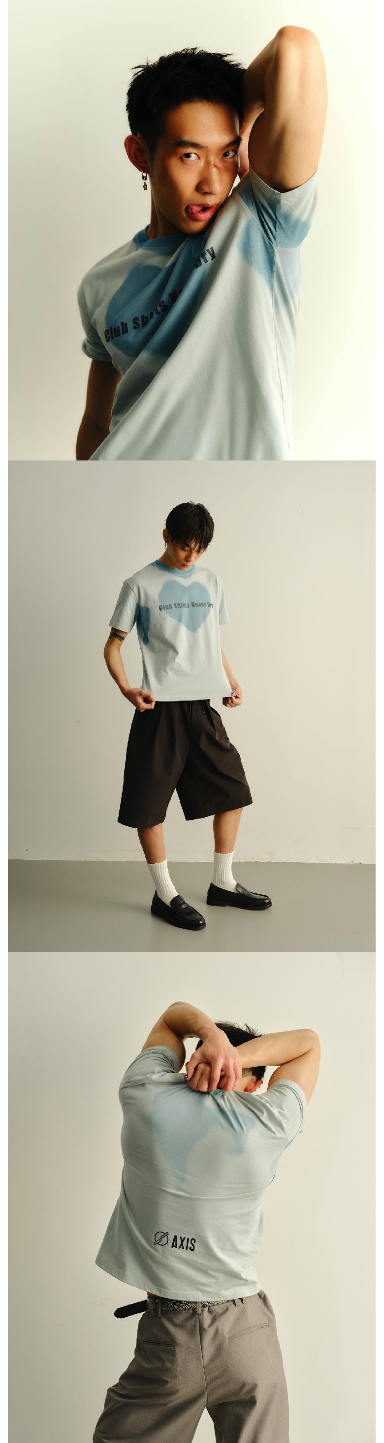 Axis Co branded Sweat Stained T-shirt