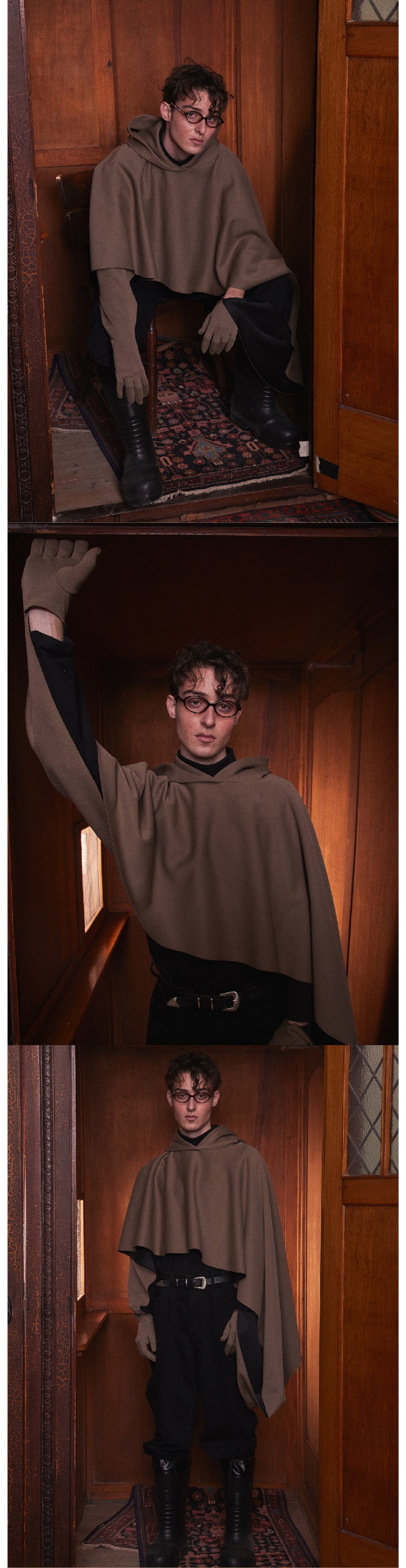 Gloves scarves cloaks