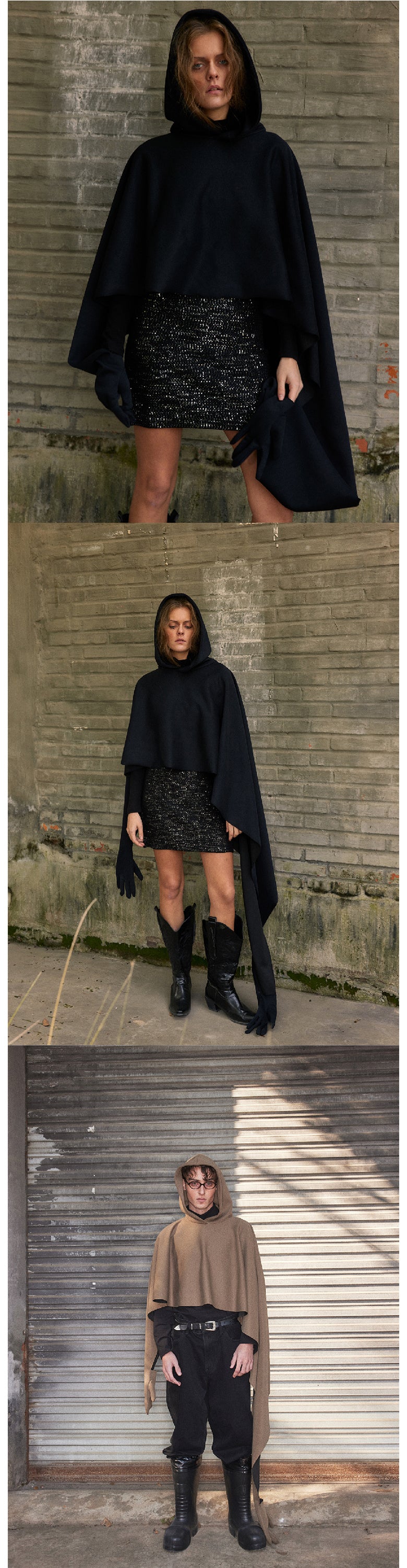 Gloves scarves cloaks