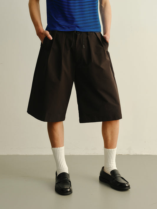 Black silhouette shorts