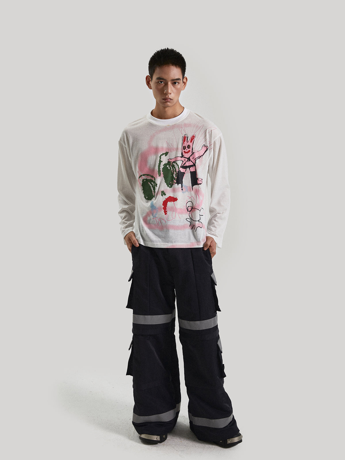 Graffiti SM Bear Long Sleeve T-shirt