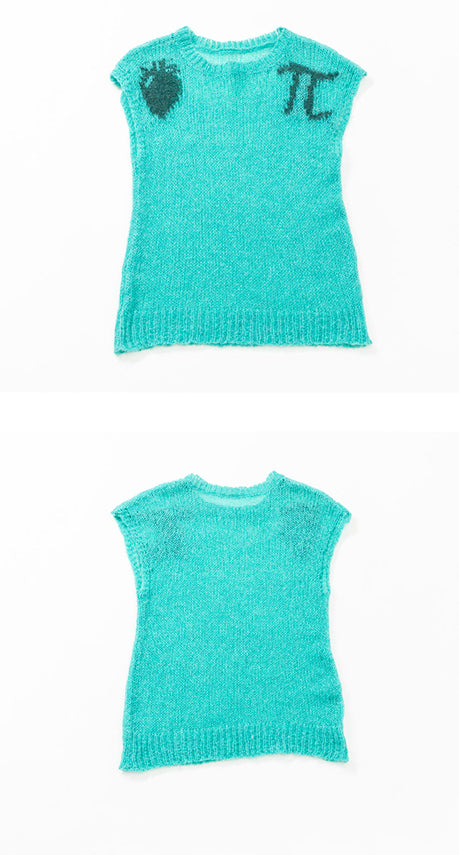 Hollow out sleeveless sweater
