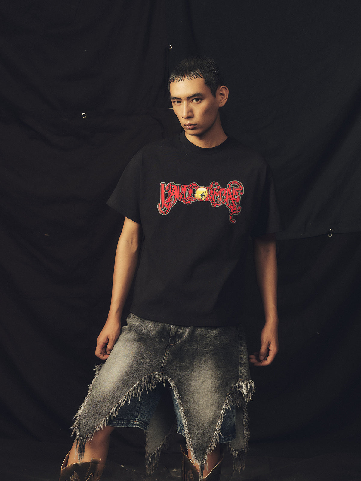 Letter Pistol Black T-shirt