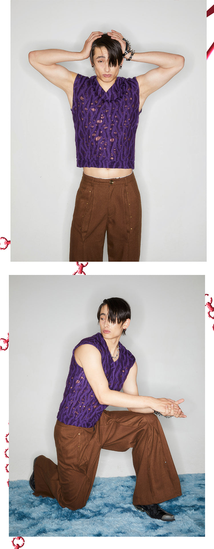 Workwear flared pants