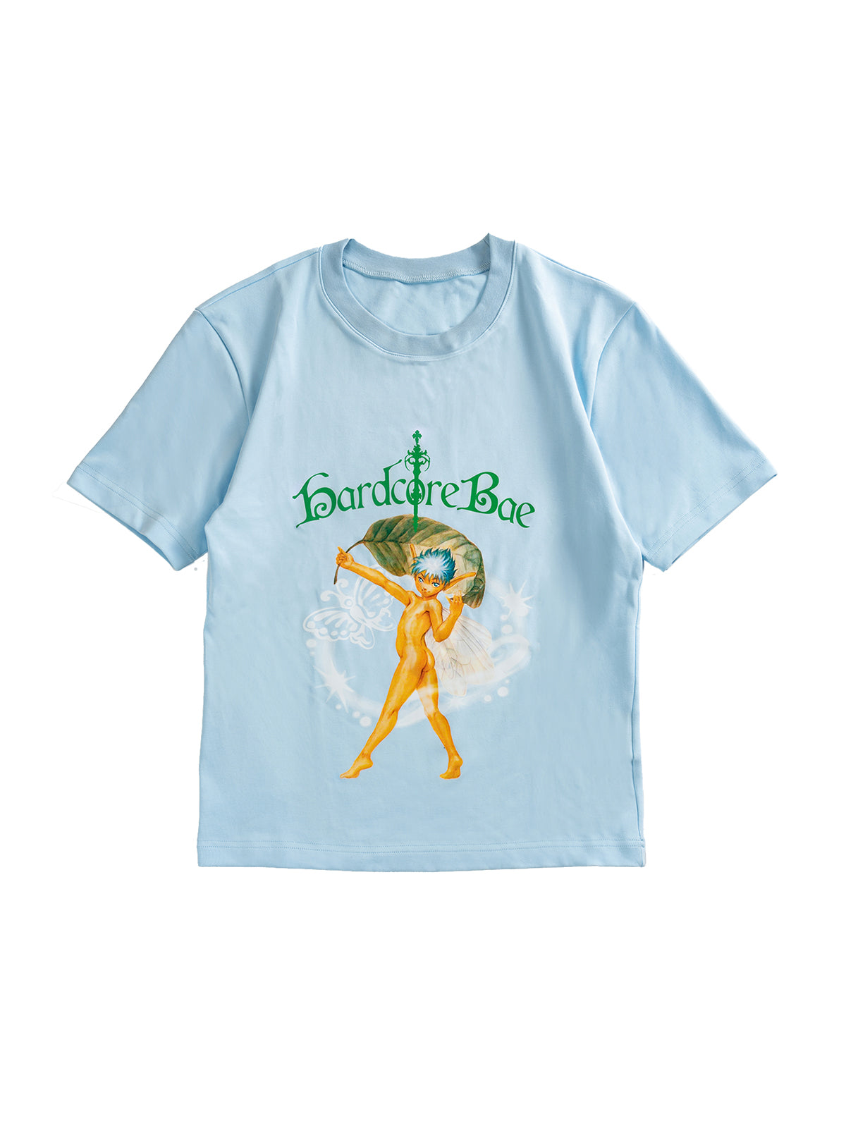 Hard Core Baby Blue Elf Tight T-shirt