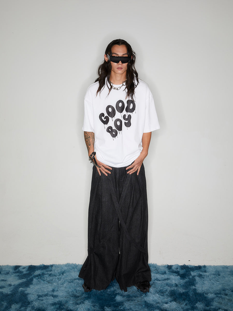 Vintage Rivet Print White