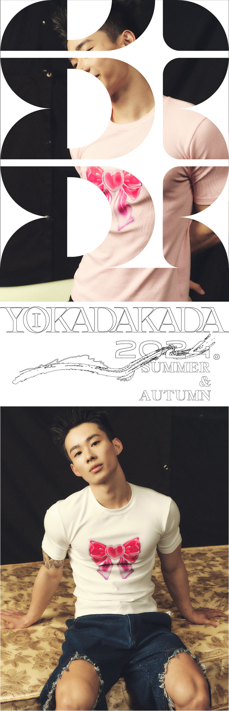 Y2k Vintage Bow Printed Tight T-shirt