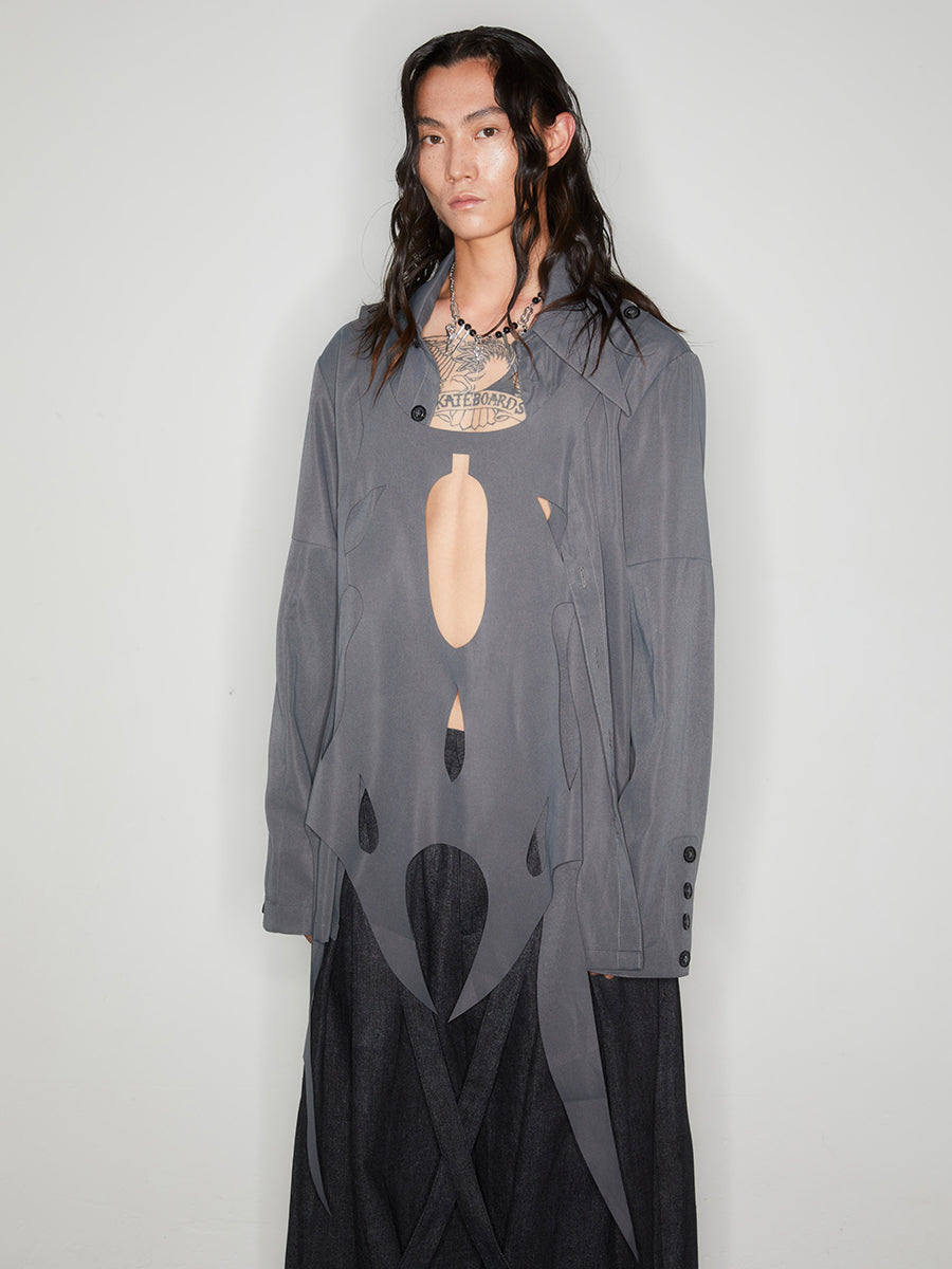 Alien Burnt Grey Shirt