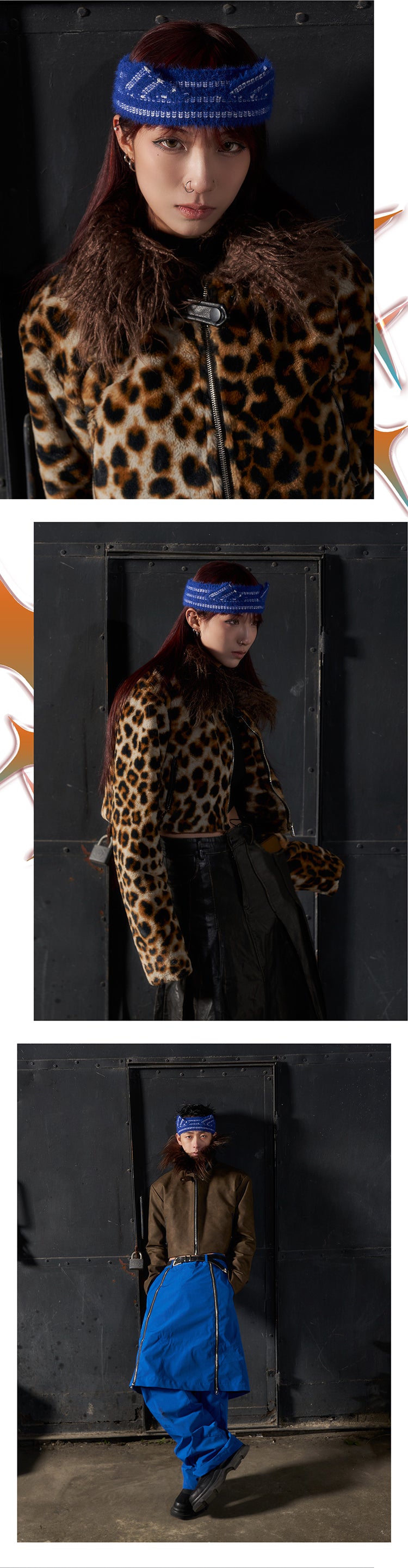 Blue Cat's ears hair band