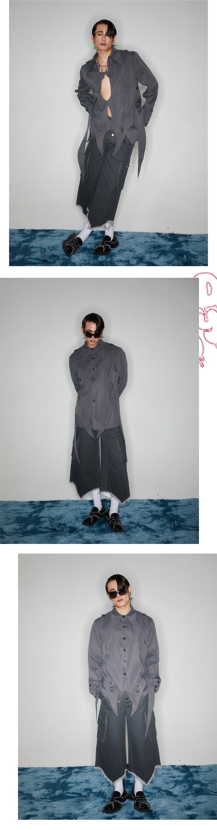 Alien Burnt Grey Shirt