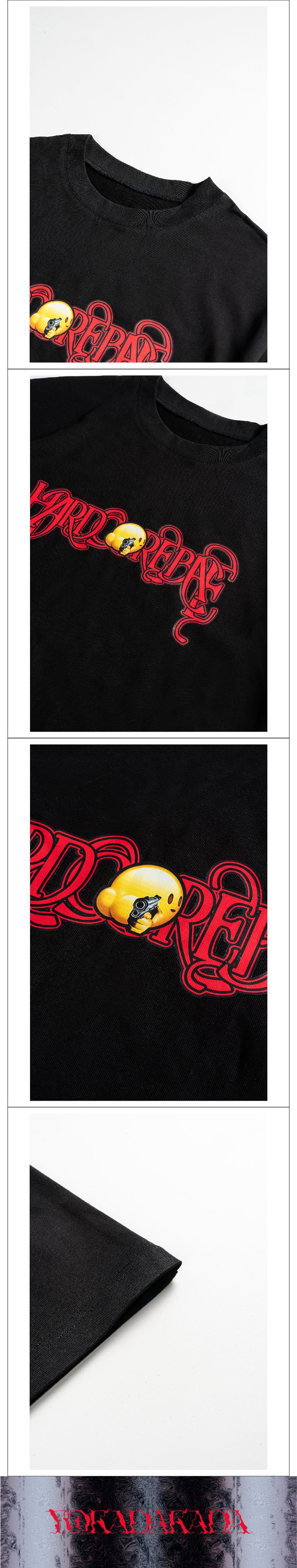 Letter Pistol Black T-shirt