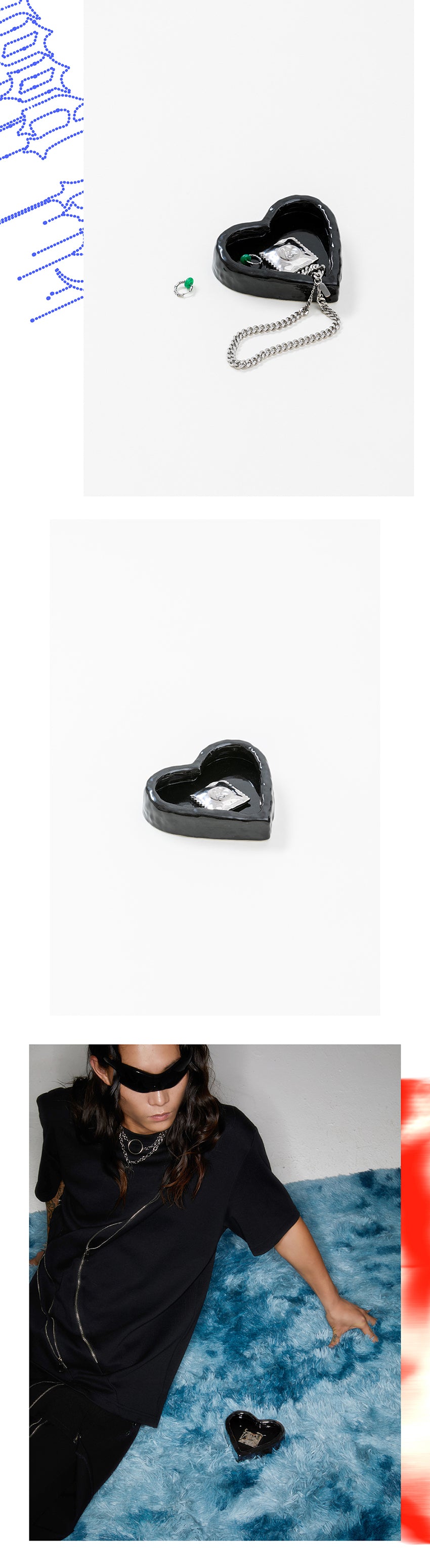 "Trapping Love" Jewelry Plate Ashtray