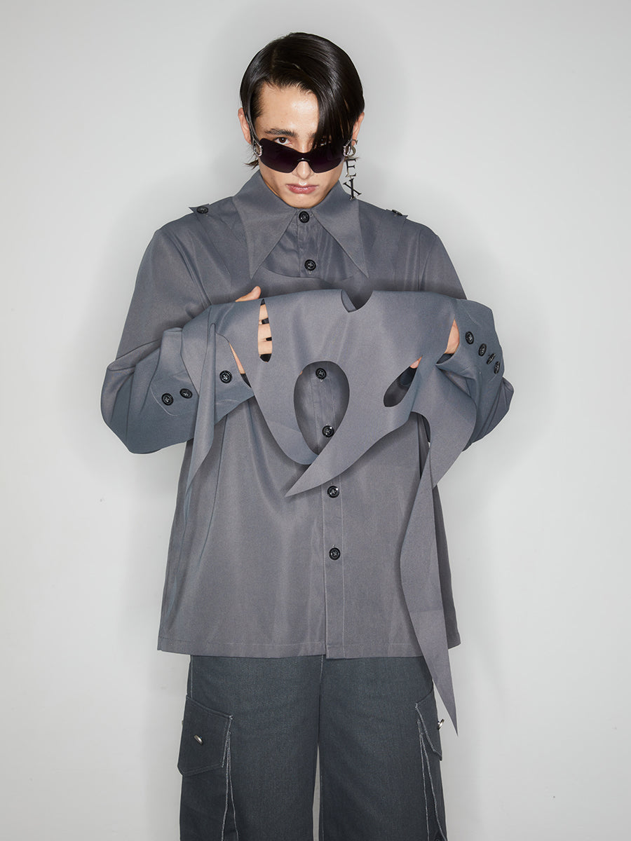 Alien Burnt Grey Shirt