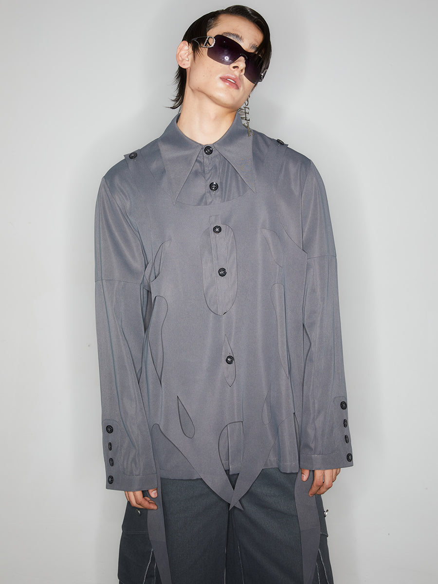 Alien Burnt Grey Shirt