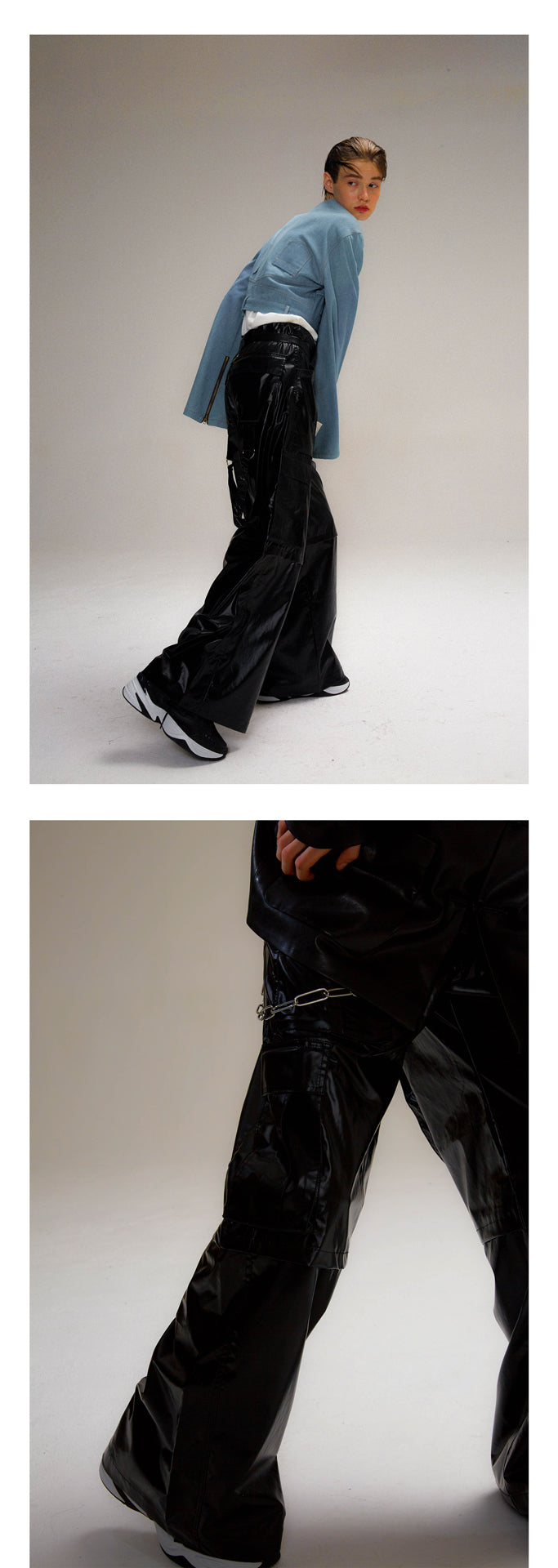 Silhouette wide leg pants