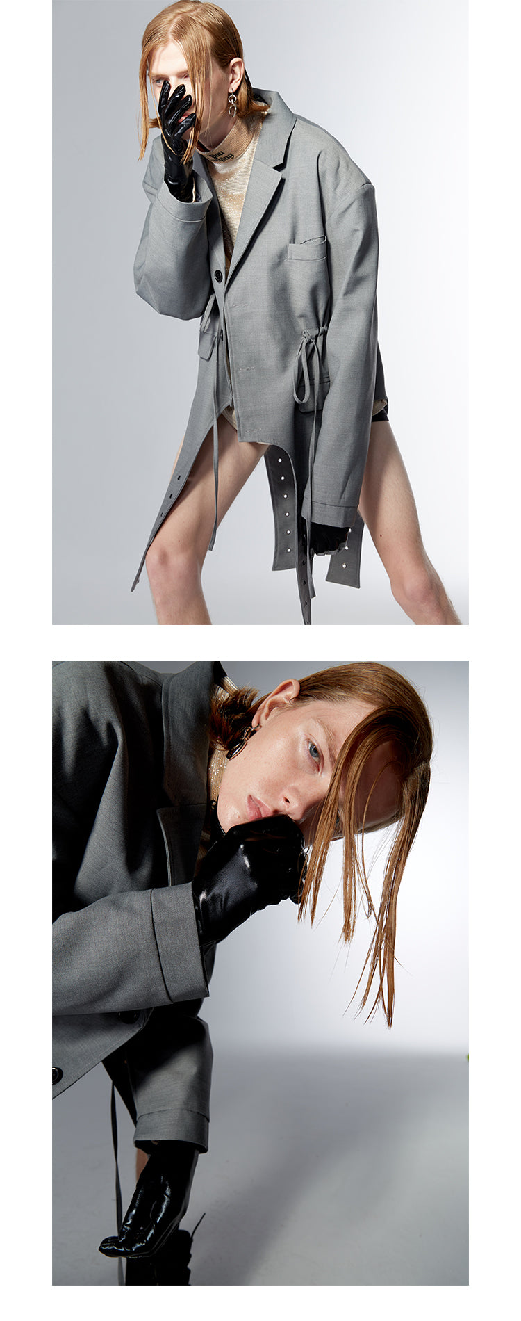 Silhouette suit coat