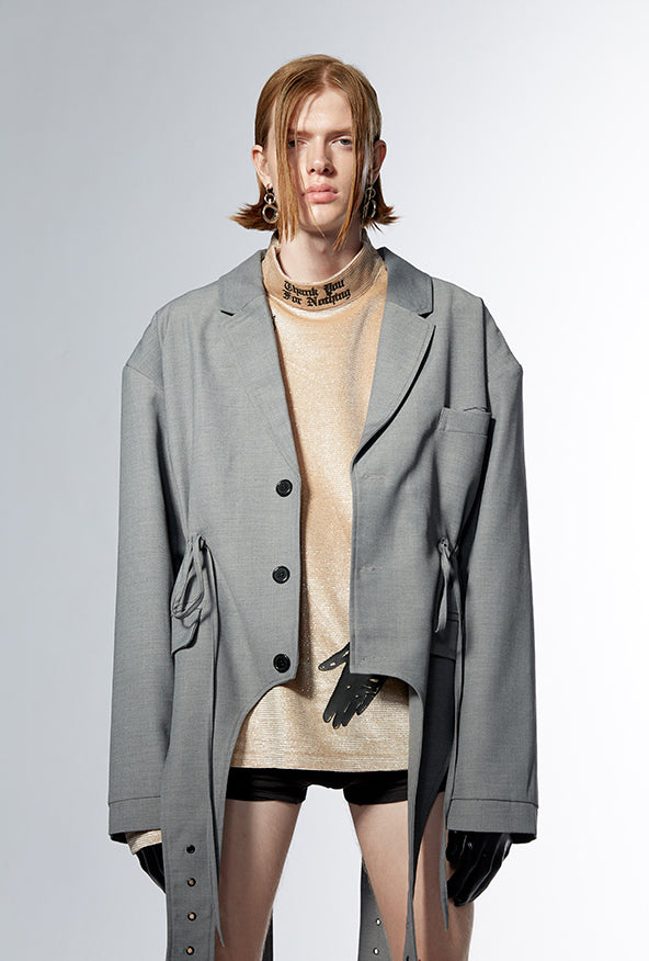 Silhouette suit coat