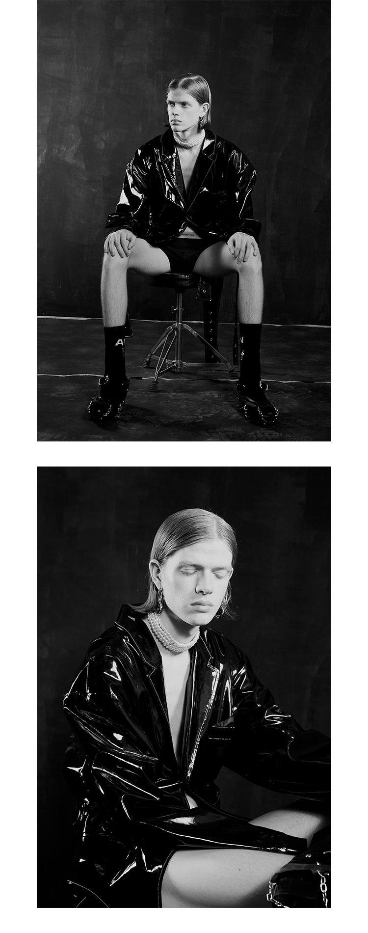 Silhouette suit coat