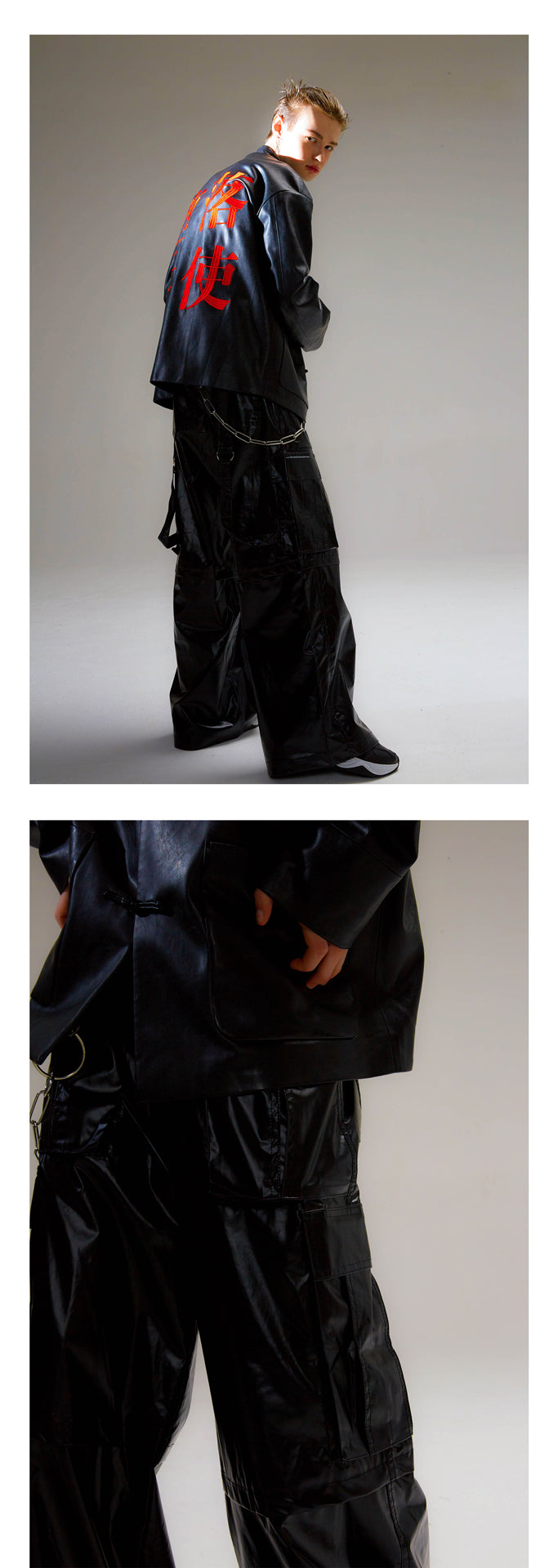 Silhouette wide leg pants