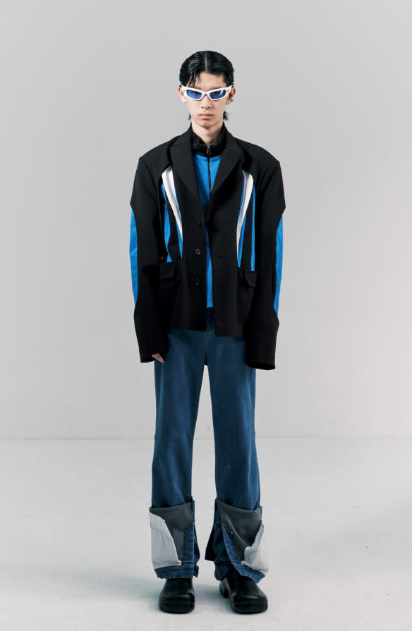 Vintage patchwork sportswear