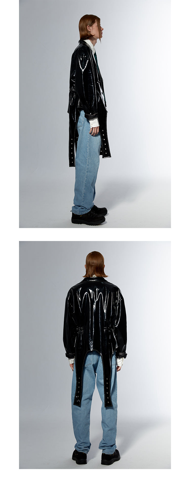 Silhouette suit coat