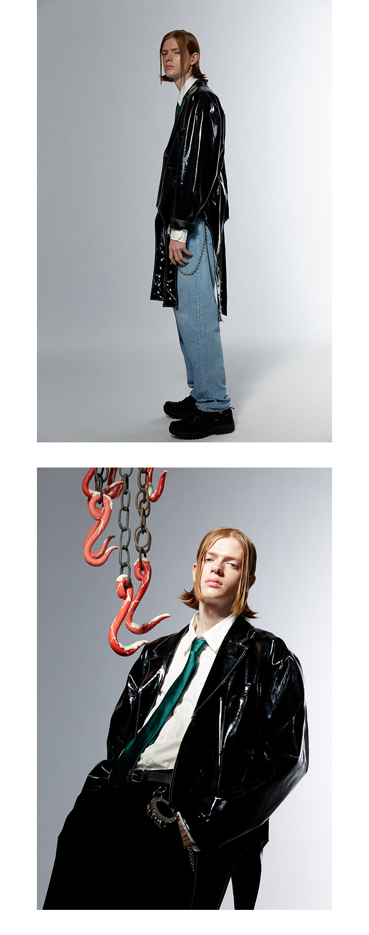 Silhouette suit coat