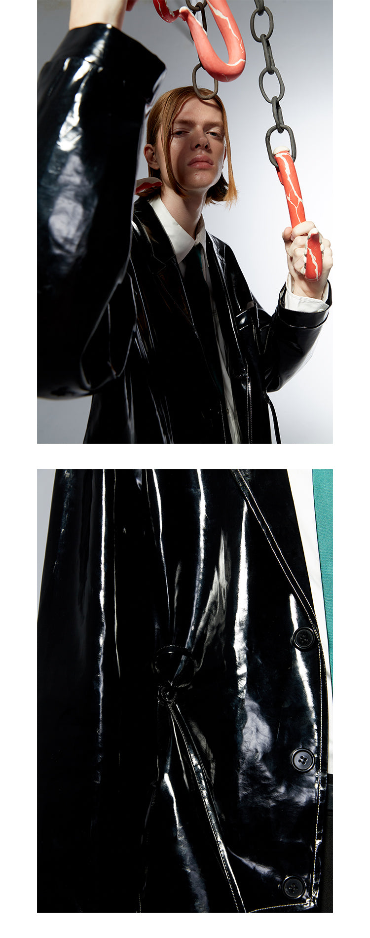 Silhouette suit coat