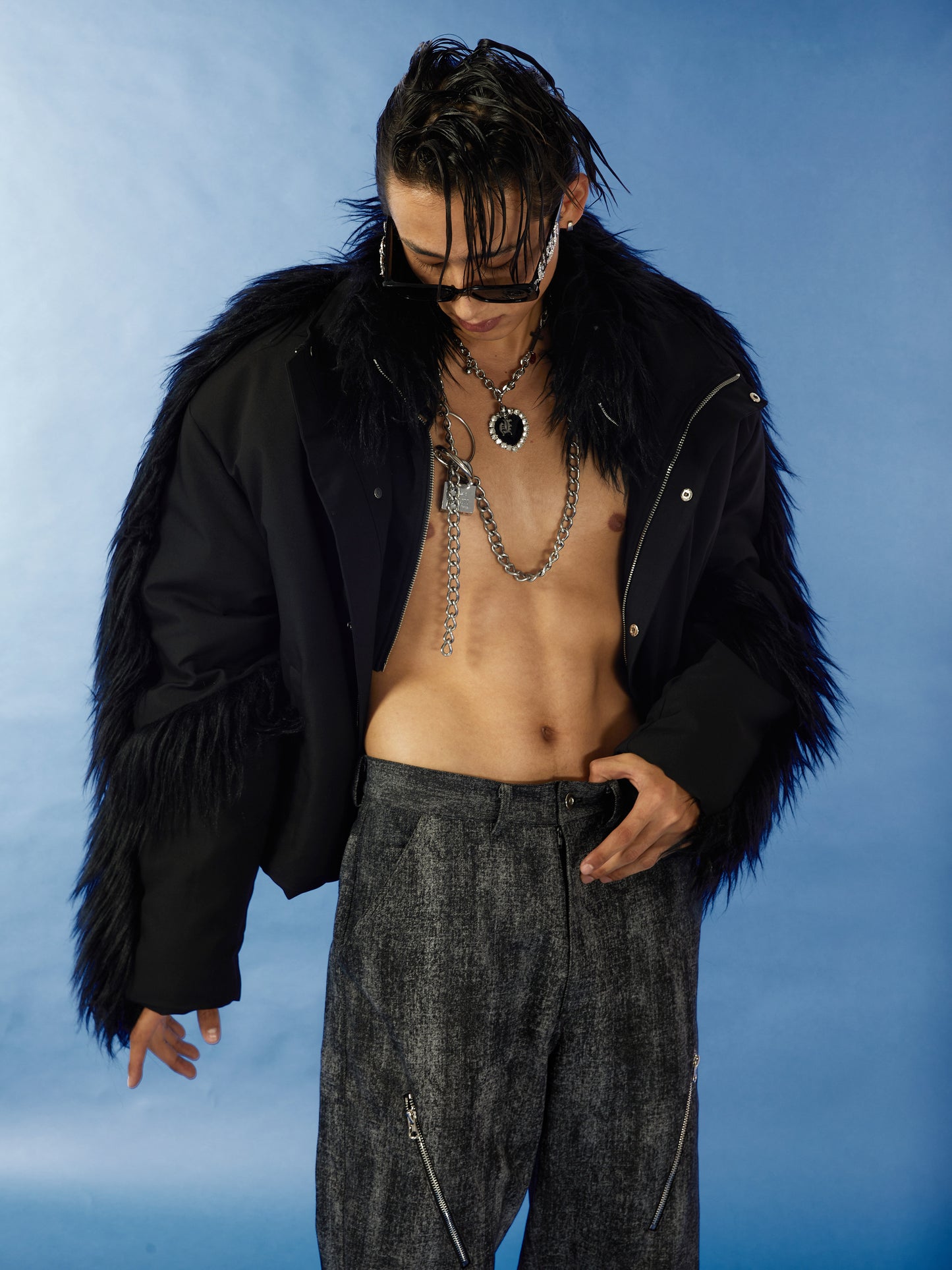 Silhouette cotton coat