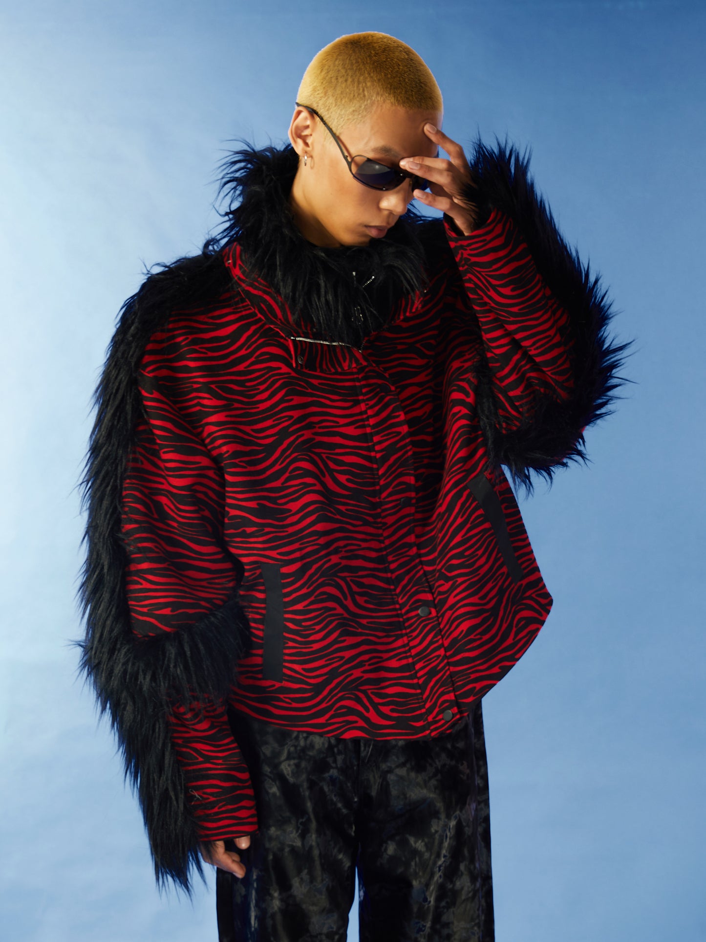 Silhouette cotton coat