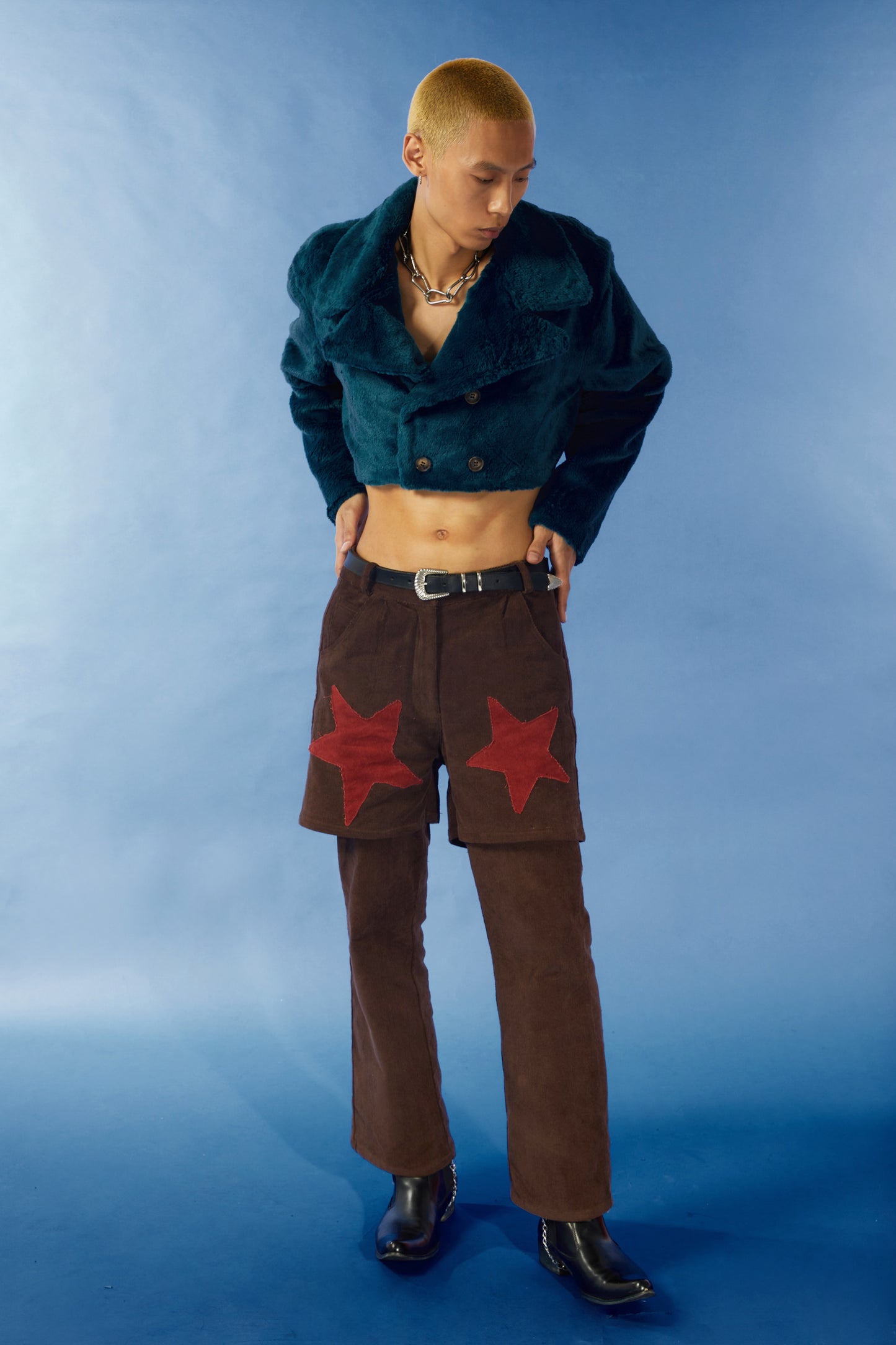 Wool double breasted coat