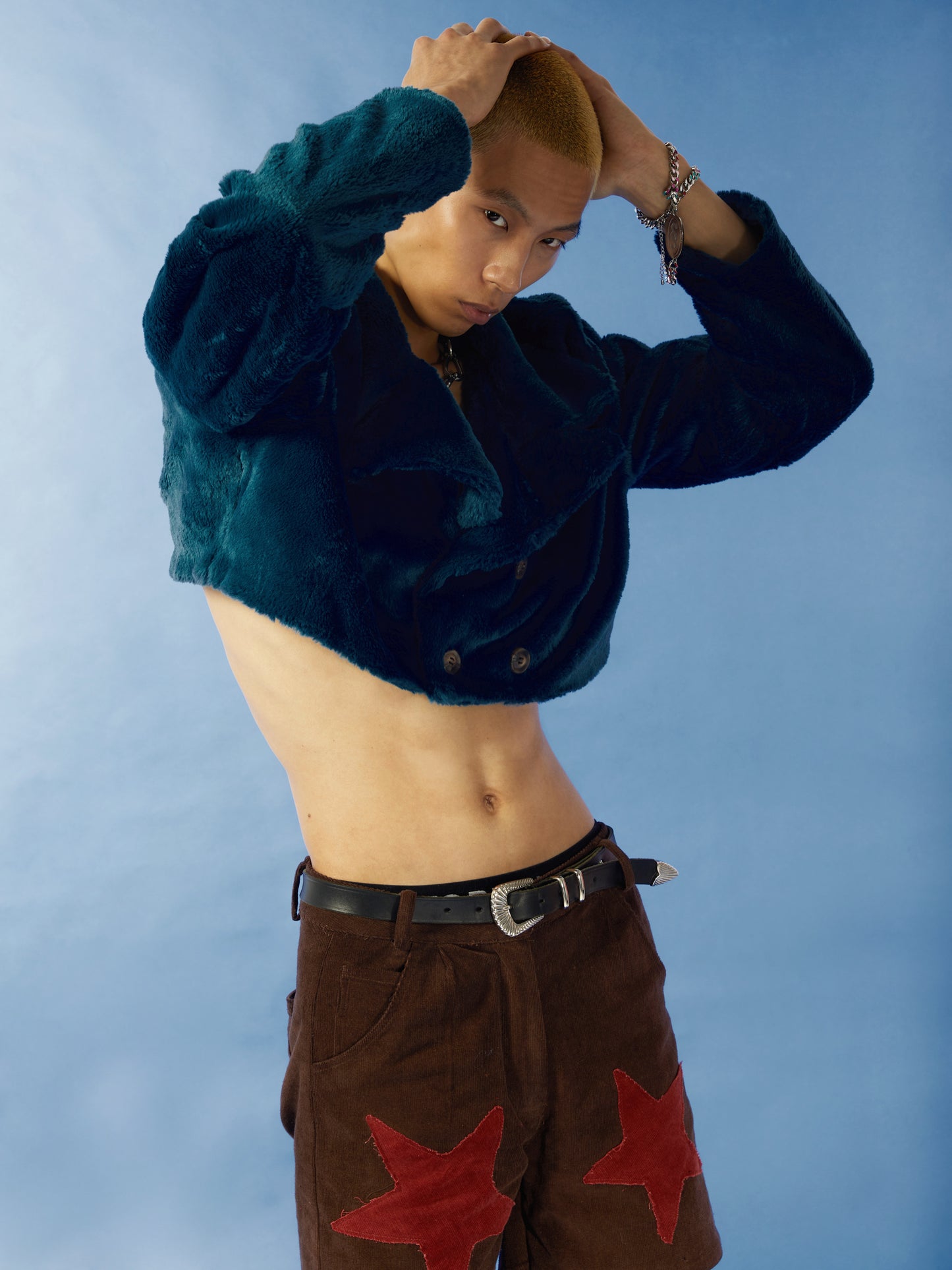 Wool double breasted coat