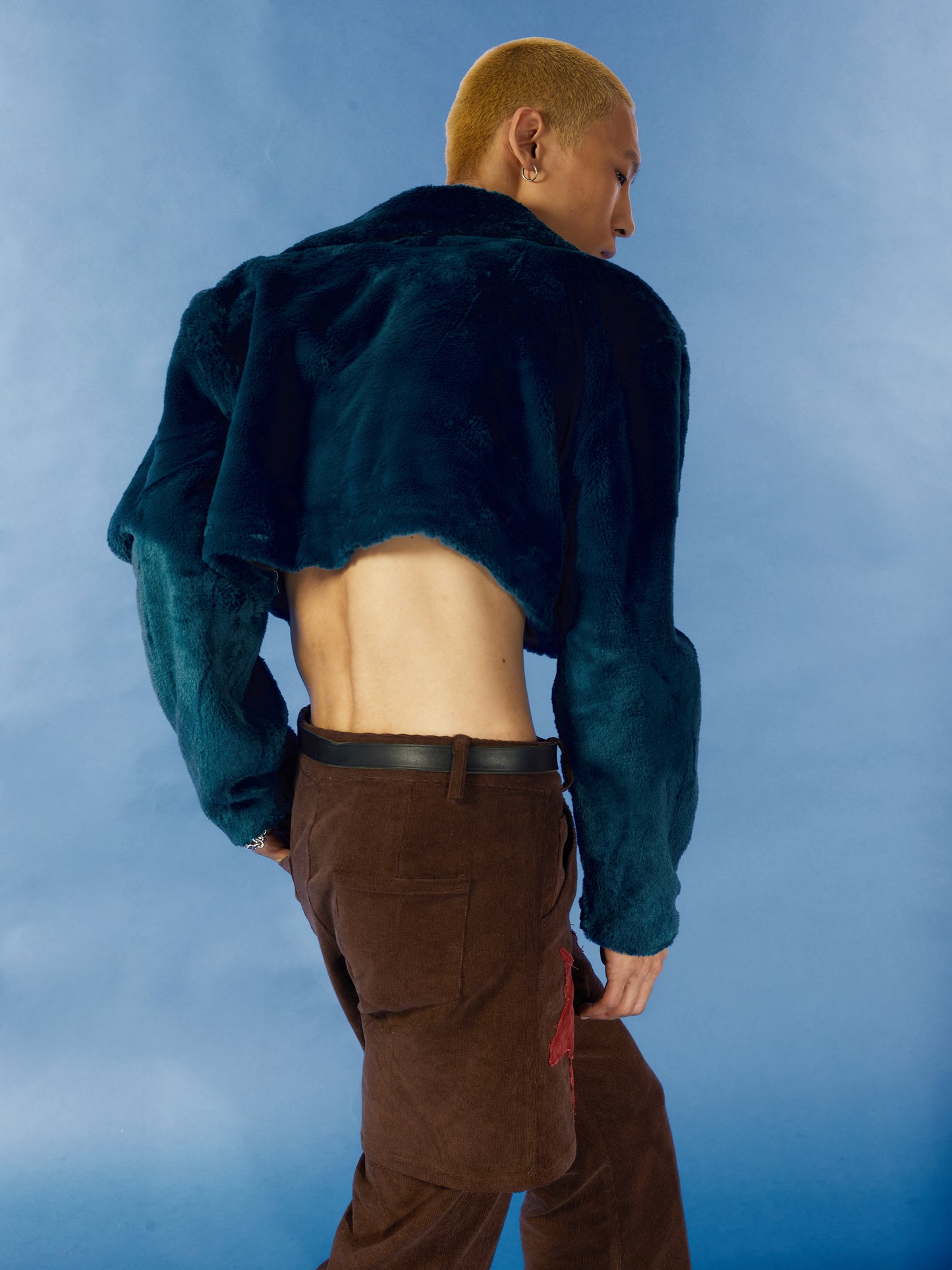 Wool double breasted coat