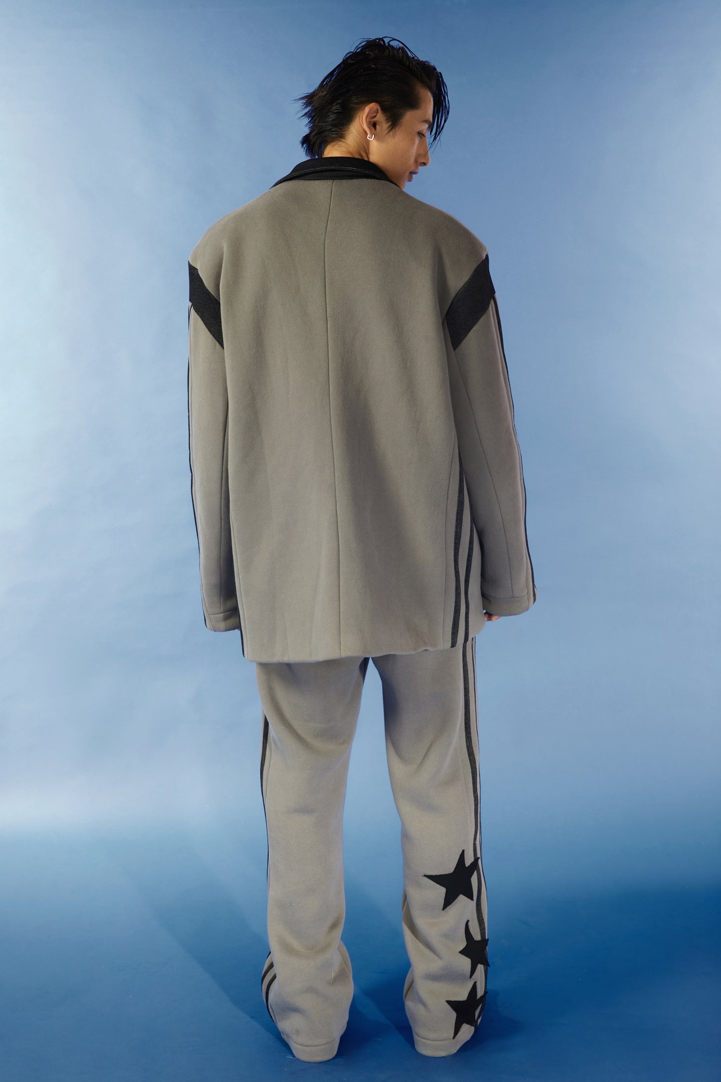 Wide shoulder vintage coat