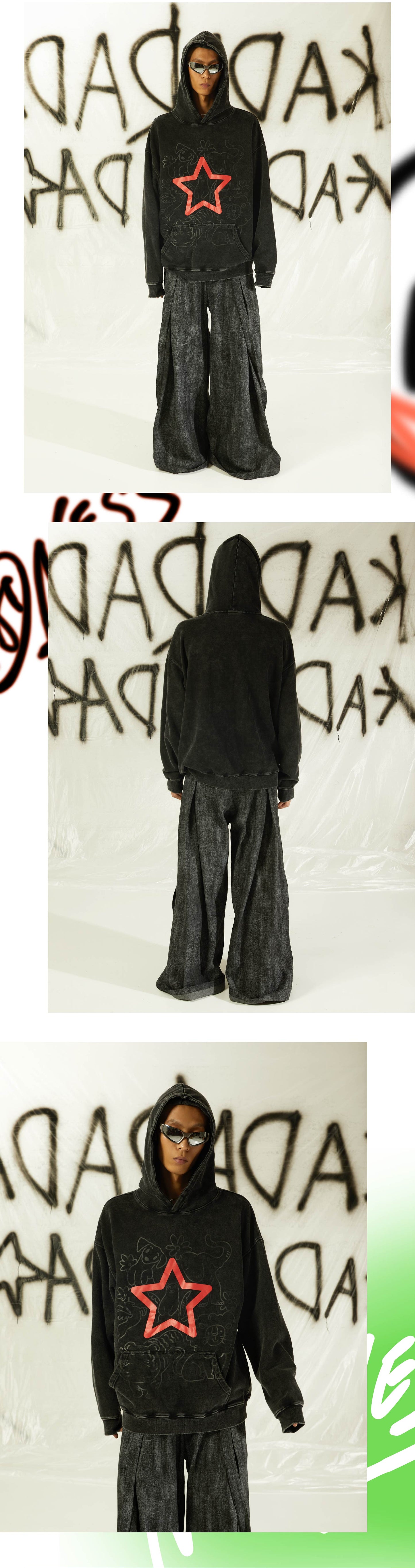 Super loudspeaker wash jeans