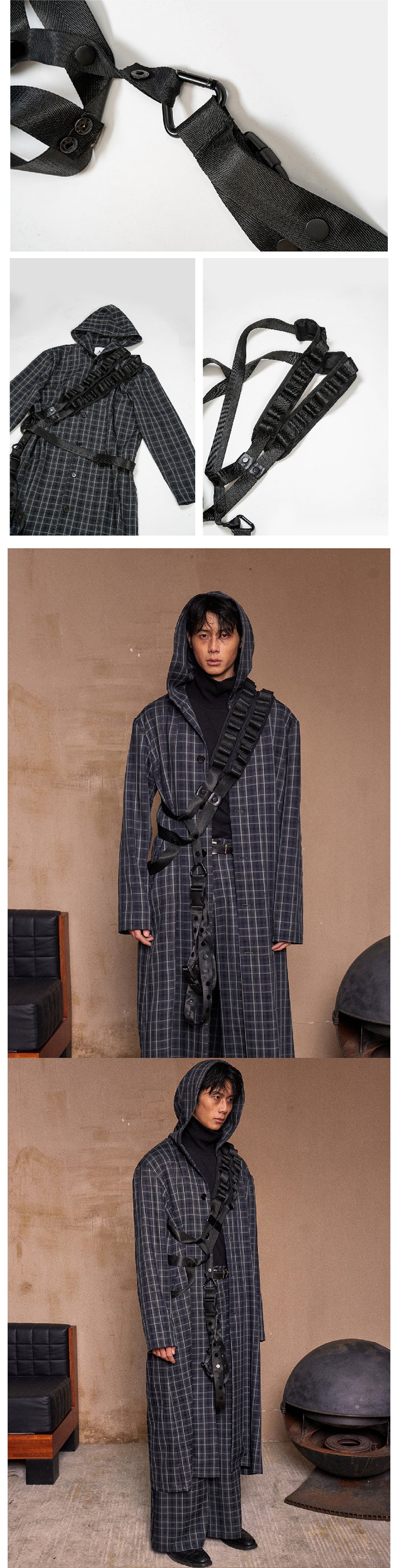 Multi use straps with buckle waistband