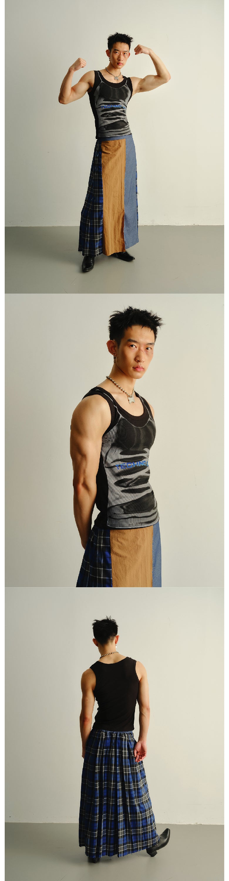Electronic boy tank top