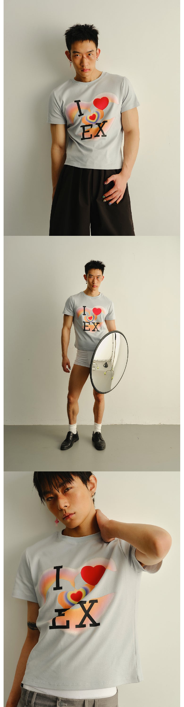 I love my ex's light blue T-shirt