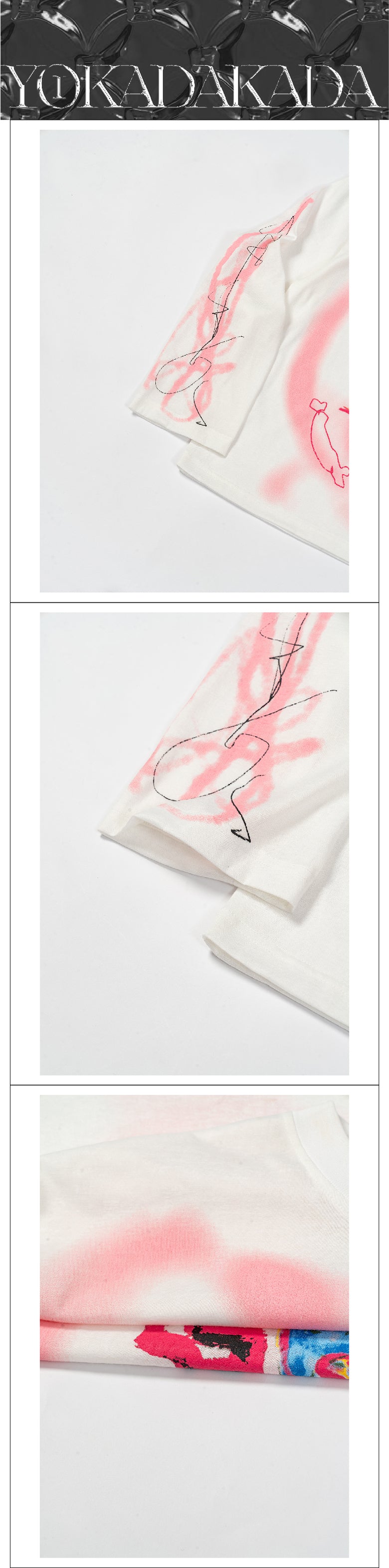 Graffiti Bear Face Long Sleeve T-shirt