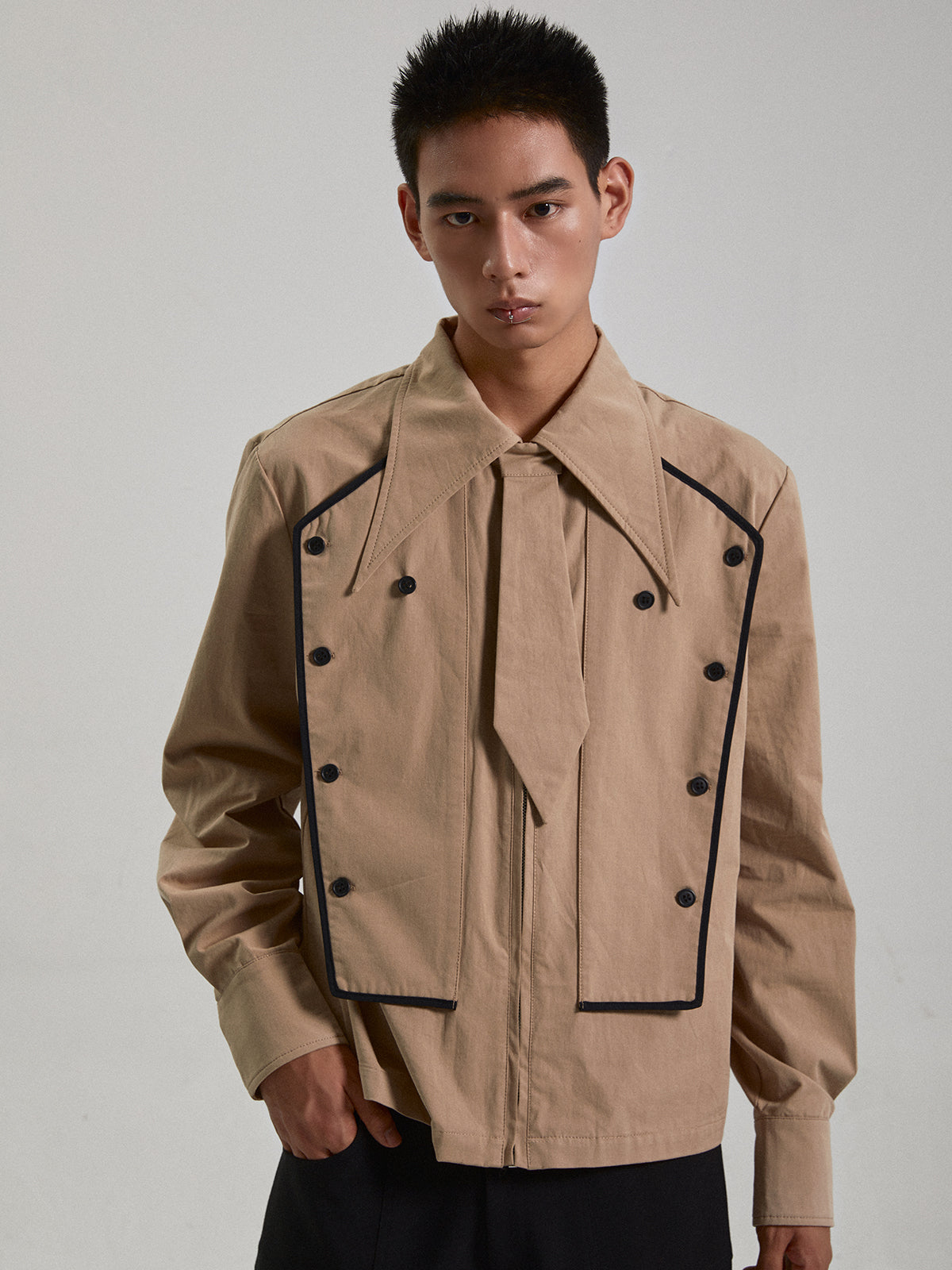 Palace style knight tie shirt