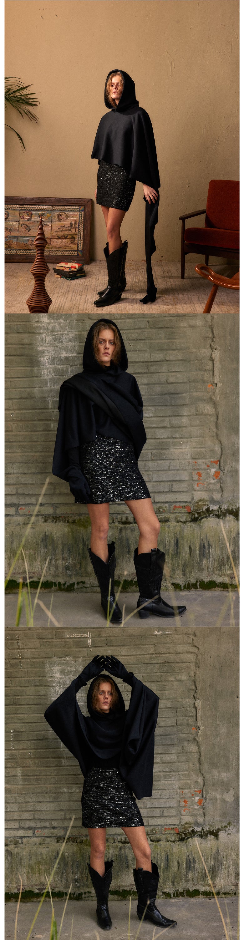 Gloves scarves  cloaks