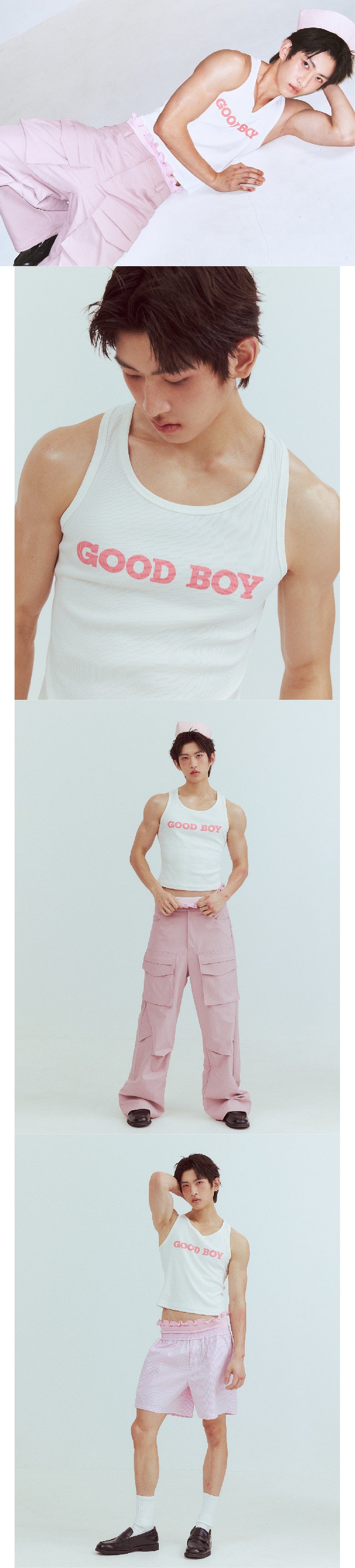 "Good Boy" pink vest