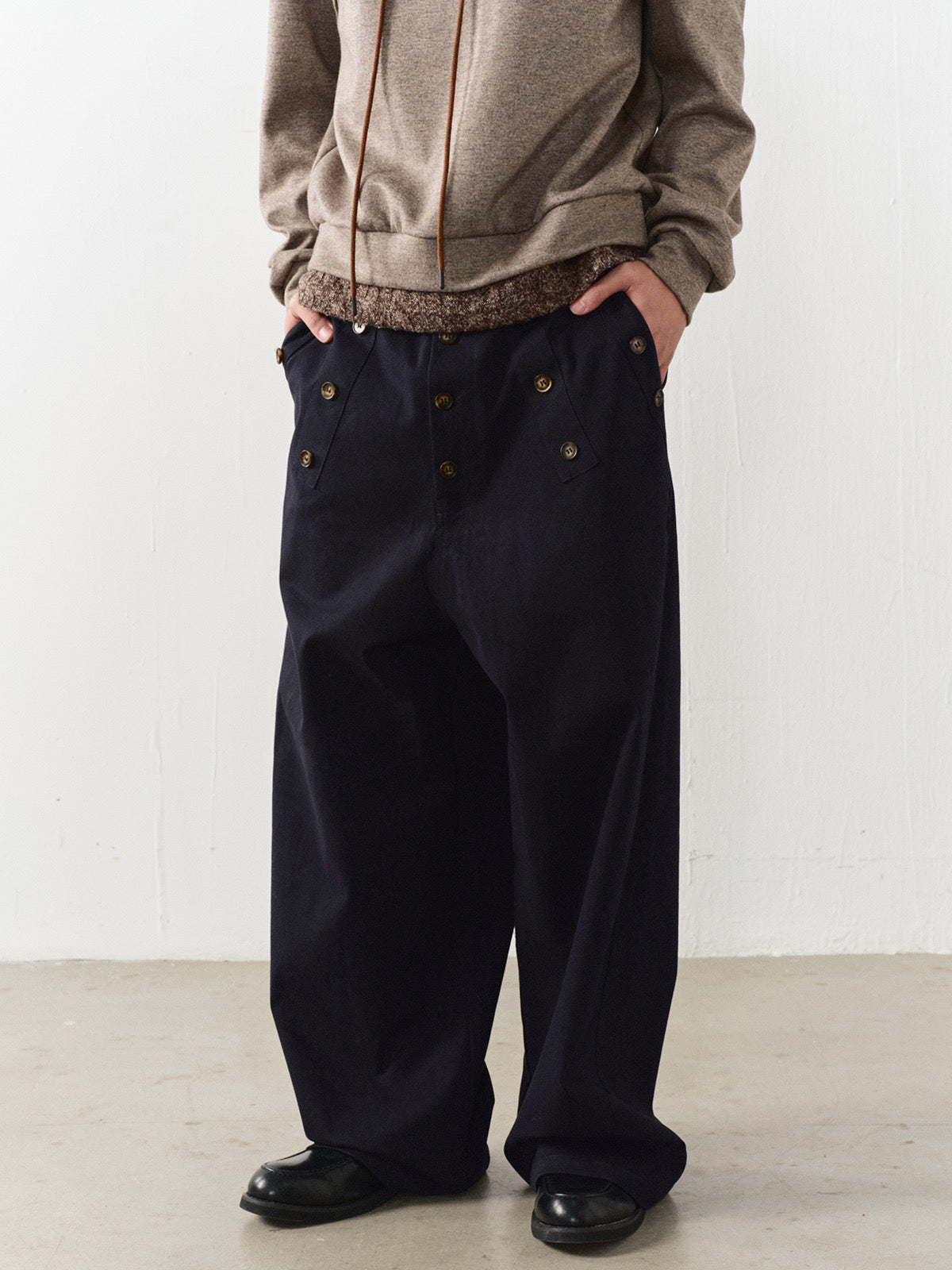 Double-layer cargo pants