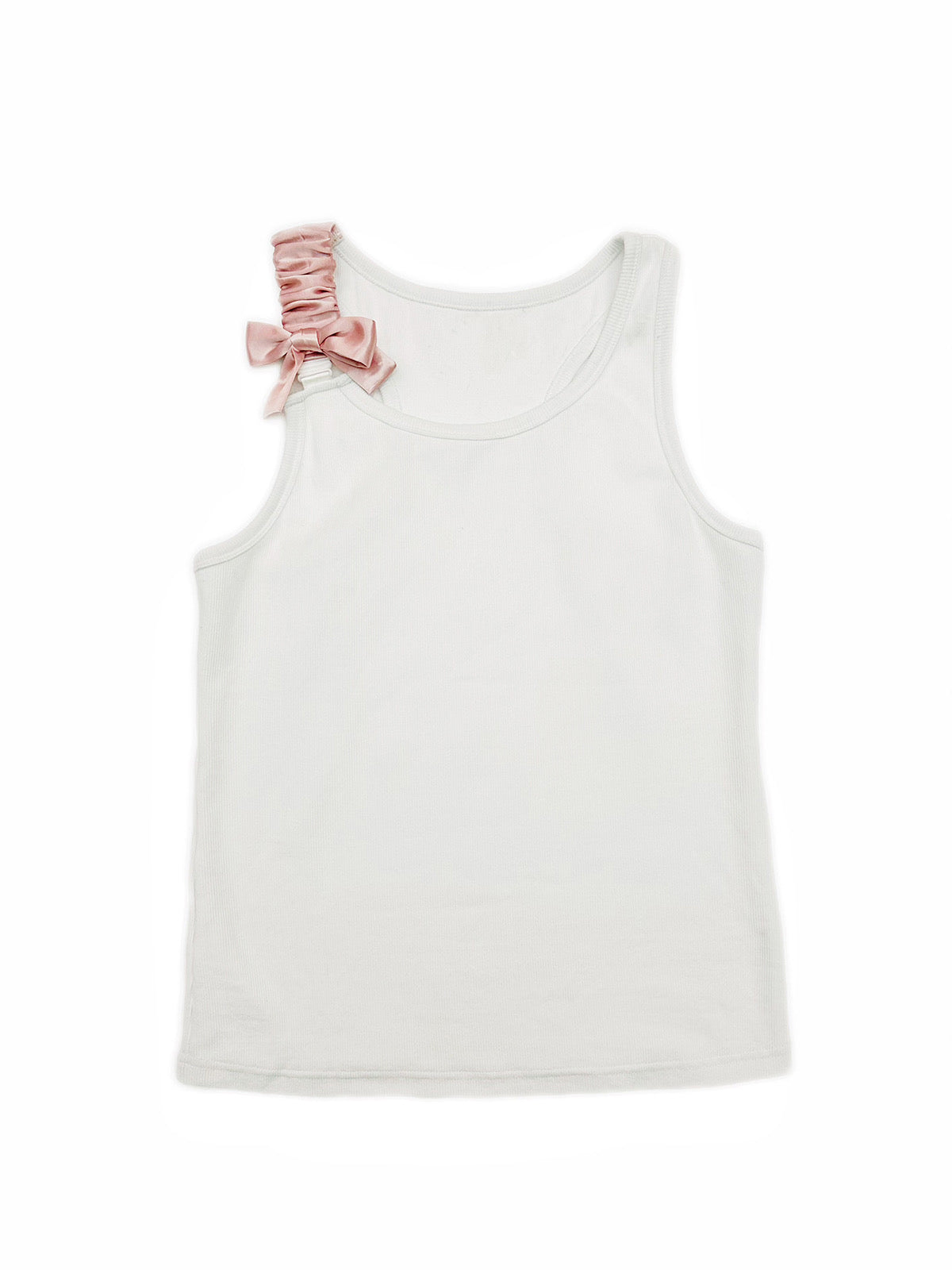 One-sided bow tie-back vest